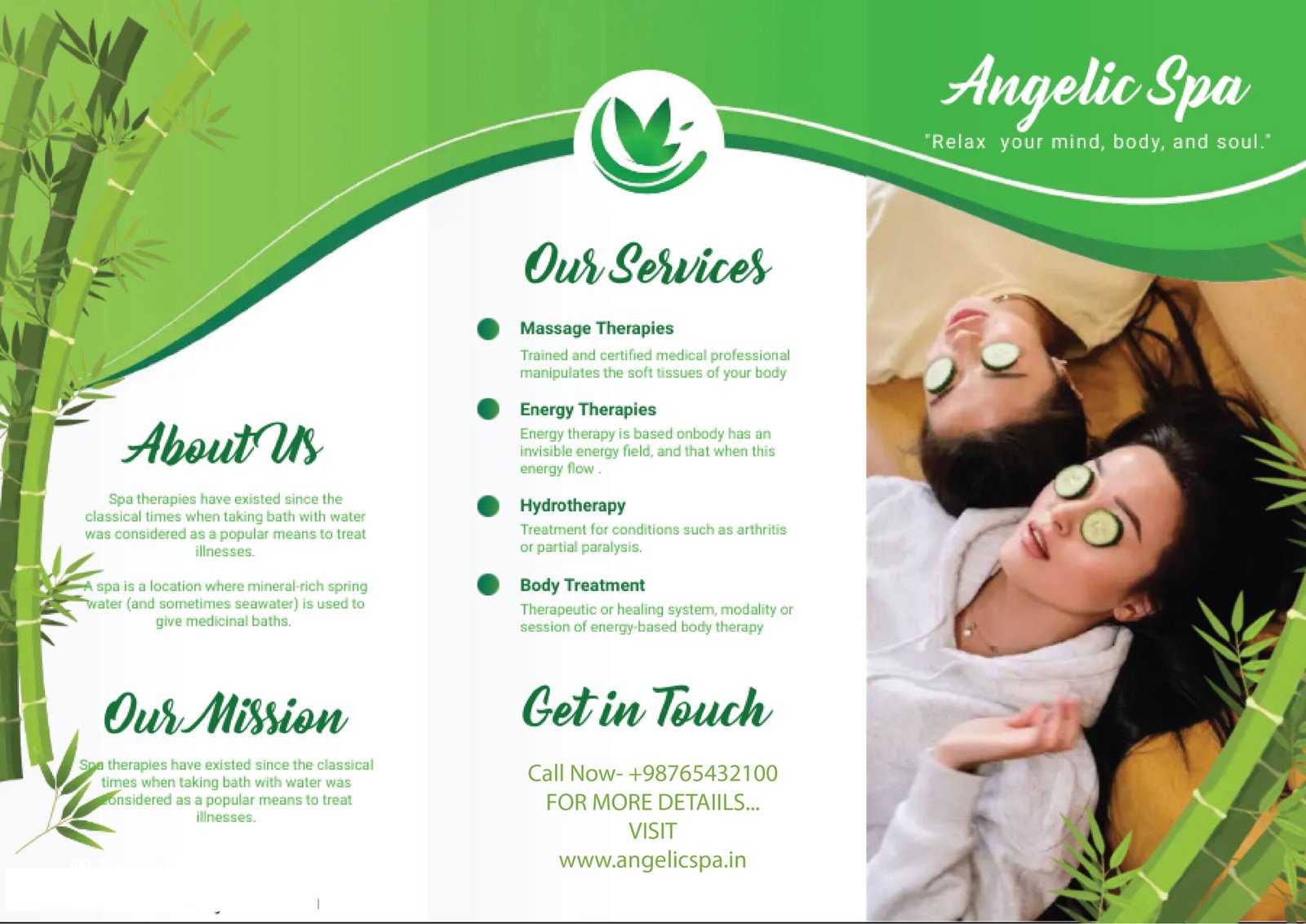 Brochure Samples Spa Brochure